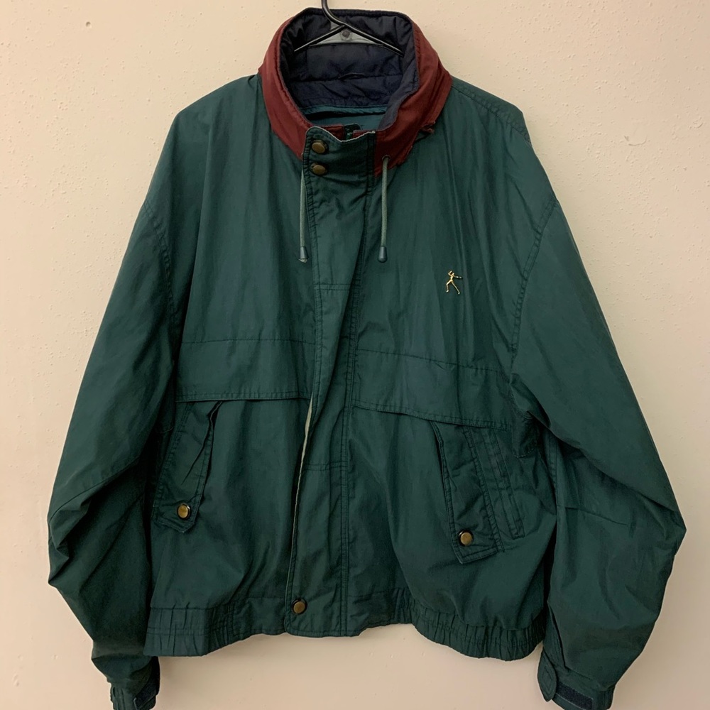 VINTAGE WINDBREAKER w/GOLDEN PIN/1963 HULK PATCH